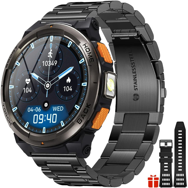 EIGIIS Smart Watch KE5 3ATM Waterproof Sports Watch With Compass And Altitude Barometer LED Flashlight