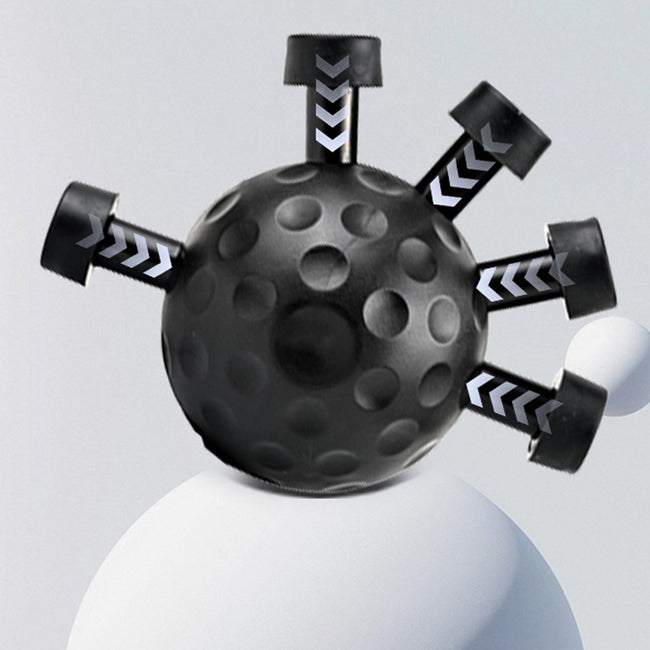 Finger Grip Strengthener Hand Grip Strengthener Ergonomic Silicone Finger Exerciser BLACK