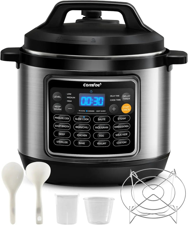 16 in 1 Electric Pressure Cooker Instant Multi Olla De Presion Non-Stick Pot Yogurt Maker Rice Cooker Slow