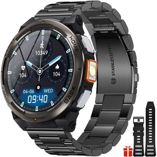 EIGIIS Smart Watch KE5 3ATM Waterproof Sports Watch With Compass And Altitude Barometer LED Flashlight