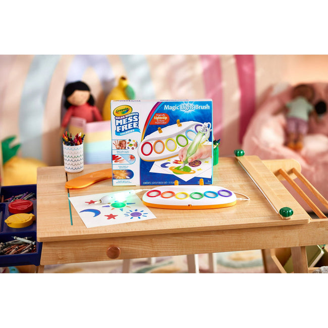 Crayola Color Wonder Magic Light Brush, Mess Free Kids Painting Set, Toddler Activities, Educational Toys
