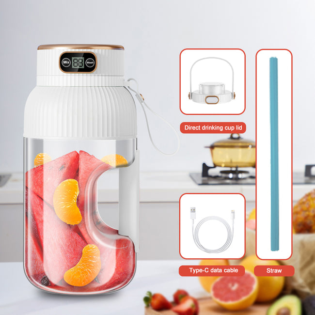 1000ML Portable Blender Fruit Juicer USB Charging Smoothie Blender Machine Kitchen Tools