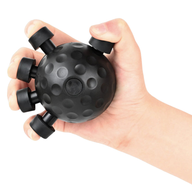 Finger Grip Strengthener Hand Grip Strengthener Ergonomic Silicone Finger Exerciser BLACK