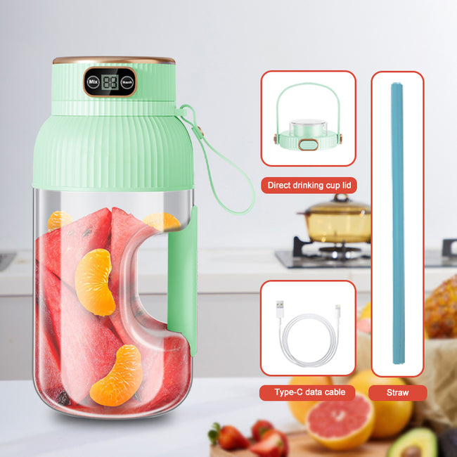 1000ML Portable Blender Fruit Juicer USB Charging Smoothie Blender Machine Kitchen Tools