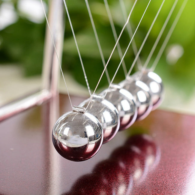 Newton Pendulum Ball Rotating Perpetual Motion Physical Science Pendulum Toy Craft Desktop