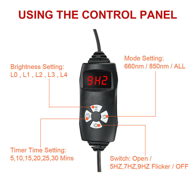 Infrared LED Light Medical Service Devices for Face and Body Back Knee Hands