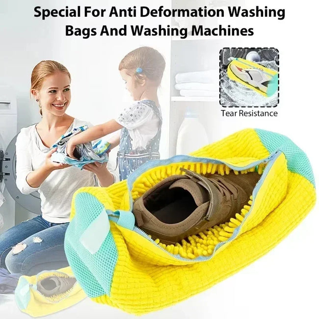 Durable Shoe Washing Machine Bag for All Shoe Types