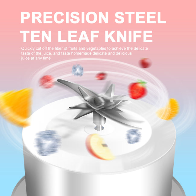 1000ML Portable Blender Fruit Juicer USB Charging Smoothie Blender Machine Kitchen Tools