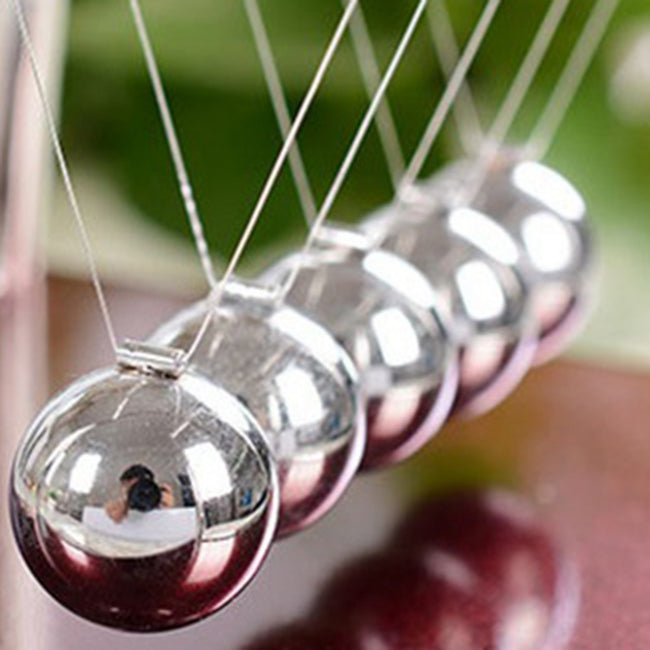 Newton Pendulum Ball Rotating Perpetual Motion Physical Science Pendulum Toy Craft Desktop