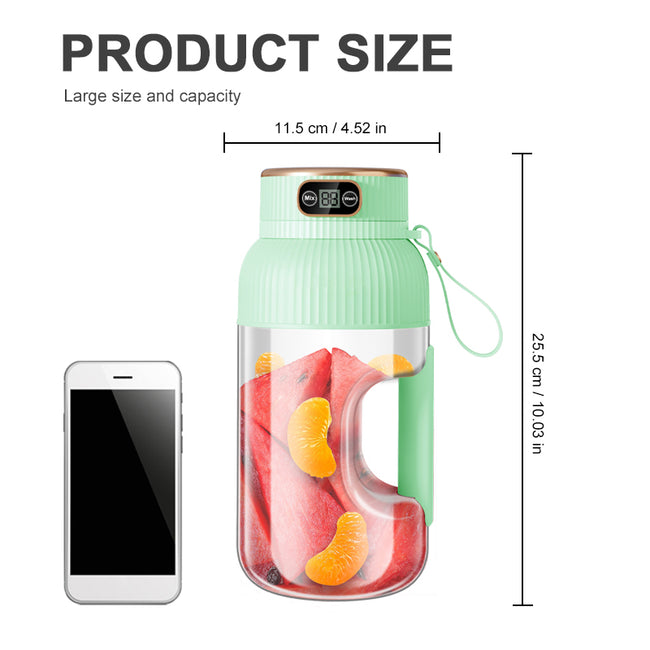 1000ML Portable Blender Fruit Juicer USB Charging Smoothie Blender Machine Kitchen Tools