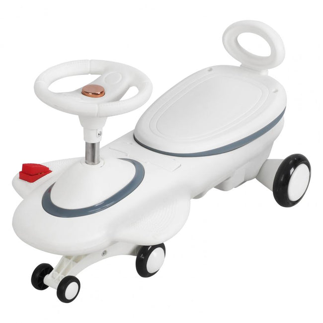 6.7V Electric Wiggle Car With Pedal And Music, 2 In 1 Swing Ride On Toy