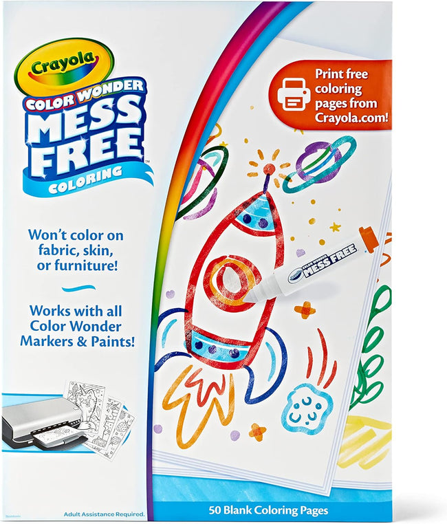 Crayola Color Wonder Magic Light Brush, Mess Free Kids Painting Set, Toddler Activities, Educational Toys