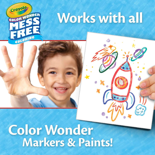 Crayola Color Wonder Magic Light Brush, Mess Free Kids Painting Set, Toddler Activities, Educational Toys