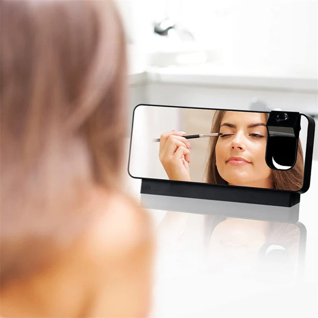 Digital Projection Alarm Clock with Rotatable Ceiling/Wall Projector Bedside Desktop Clock Large Display for Bedroom Office