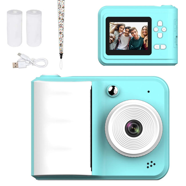 Instant Print Child Digital Camera with Larger Viewing and High-Resolution Design Gift for Children'S Day Thanksgiving MIAO-US