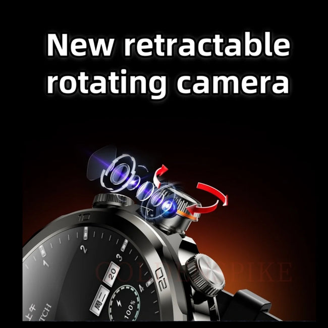 H19 Smart Watch Android 4G Smartwatch Men with 256GB Storage GPS WIFI Sim Card Slot Tiktok Whatsapp 1880Mah Battery
