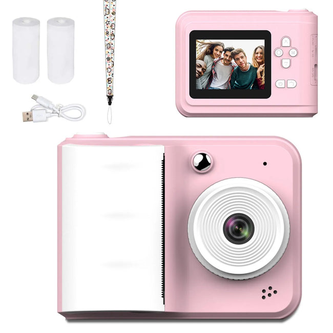 Instant Print Child Digital Camera with Larger Viewing and High-Resolution Design Gift for Children'S Day Thanksgiving MIAO-US