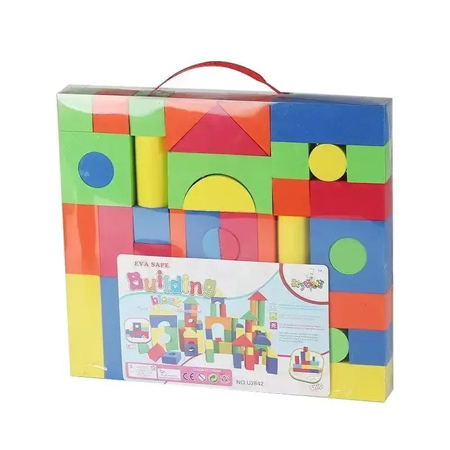 46 PCS Soft Foam EVA Building Block for Children High Quality Safe Construction Brick Toy Kids Baby Intelligence Educational Toy
