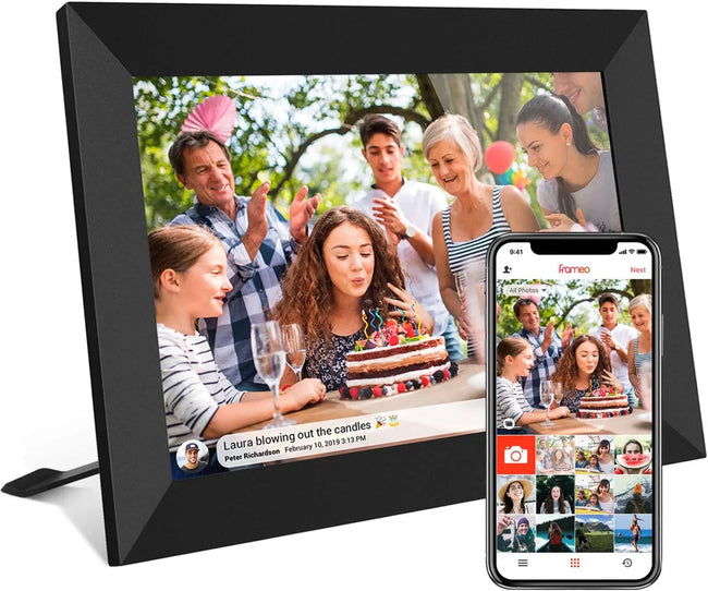 Fast Ship Christmas/New Year/Birthday/Wedding Gift 10.1 Inch 40000 Photos Storage Frameo Wifi Digital Photo Picture Frames