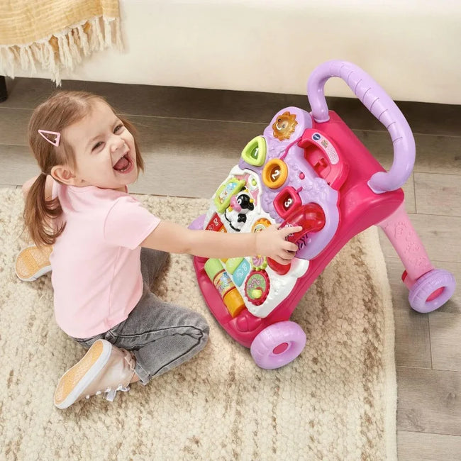 Sit-To-Stand Learning Walker (Frustration Free Packaging), Pink