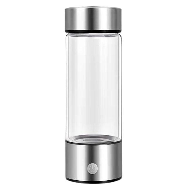 420ML Hydrogen Rich Water Bottle SPE PEM Technology Portable USB Rechargeable Hydrogen Water Generator Glass Drinking Cup Gift