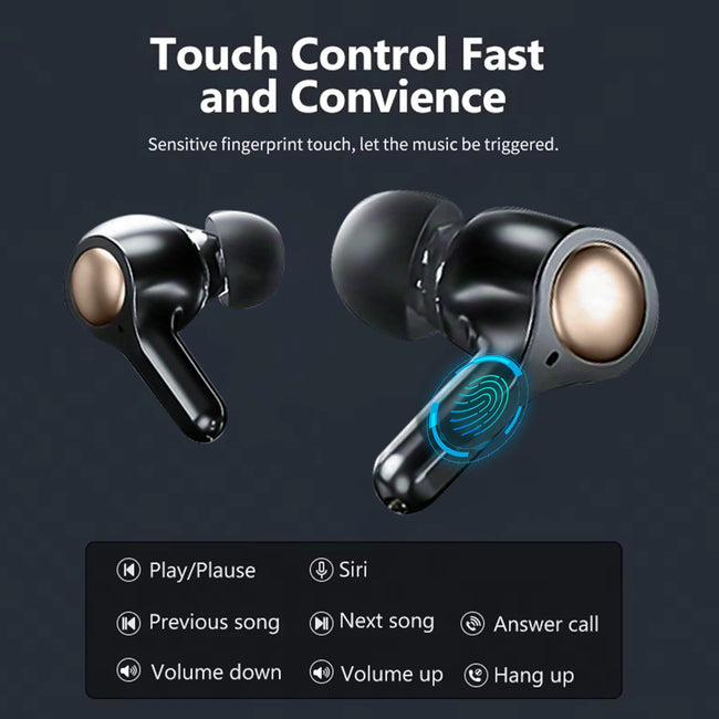 T22 TWS Wireless Bluetooth 5.0 Headset Intelligent Noise Cancellation Hd Call High Life Hifi Transparent Sound Quality for Apple