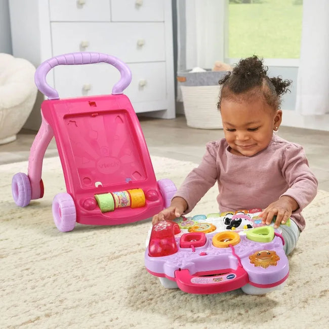 Sit-To-Stand Learning Walker (Frustration Free Packaging), Pink