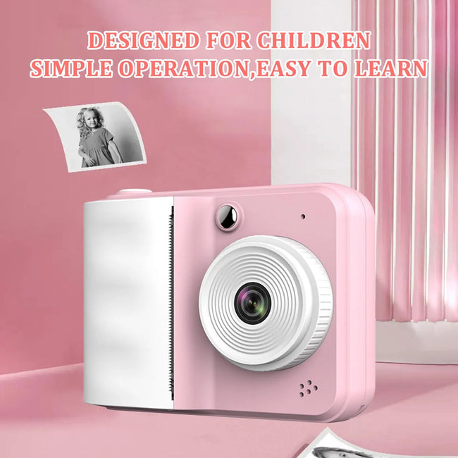 Instant Print Child Digital Camera with Larger Viewing and High-Resolution Design Gift for Children'S Day Thanksgiving MIAO-US