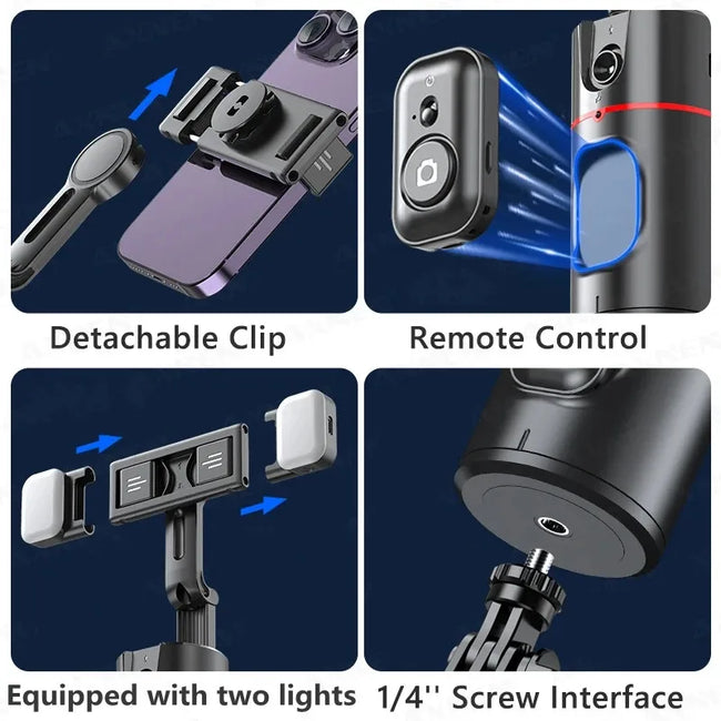 2025 New anti Shake Selfie Stick Tripod Extendable Wireless Bluetooth Remote Portable Smartphone Stand Mount for Iphone Android