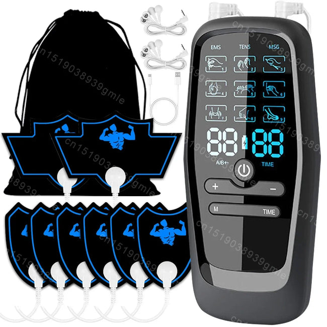 EMS Eletric Muscle Stimulation USB Physiotherapy Tens Unit Machines Pulse Impulse Mini Full Body Massager Slimming Machine