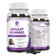 100% Himalaya Pure Shilajit Gummies 13 in 1 Non-GMO Brain Memory Cognitive Energy Health