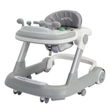 UBRAVOO Push Walker with Detachable Feeding and Music Trays, 2 In 1 Walker