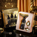 3 In 1 Facial Lifting Device Neck Eye Massage Face Slimmer EMS Beauty Skin Tightening Anti Aging Facial Massager Beauty Device