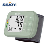 SEJOY Digital Wrist Blood Pressure Monitor Sphygmomanometer Tonometer Tensiometer Heart Rate Meter