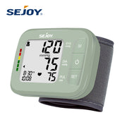 SEJOY Digital Wrist Blood Pressure Monitor Sphygmomanometer Tonometer Tensiometer Heart Rate Meter