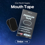 Quitmood Mouth Tape - Pain Free Removal, Hypoallergenic, Latex Free & Gentle on Skin