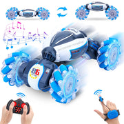 Gesture Sensing RC Stunt Car Toys Hand Controlled 2.4Ghz Remote Control Twist Cars 4WD Transform All-Terrain off Road Vehicle