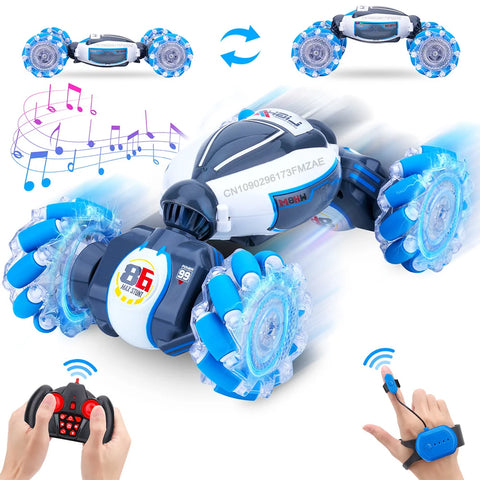 Gesture Sensing RC Stunt Car Toys Hand Controlled 2.4Ghz Remote Control Twist Cars 4WD Transform All-Terrain off Road Vehicle