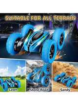 Remote Control Car Double Sided 360°Rotating RC Cars with Headlights Rechargeable Race Stunt Toy Car Christmas Birthday Gifts