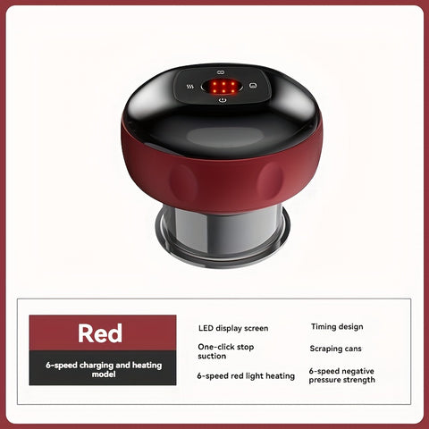 Smart Electric Heated Suction Cup Device Arm And Rear Neck Massager