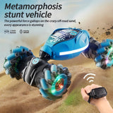 Gesture sensing remote control car, Twist four-wheel drive climbing stunt off-road rechargeable