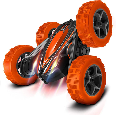 Remote Control Car Double Sided 360°Rotating RC Cars with Headlights Rechargeable Race Stunt Toy Car Christmas Birthday Gifts