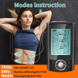 Massage EMS Muscle Stimulator 36-Mode Electric Acupuncture Body Massager Digital Therapy Slimming Machine Electrostimulator