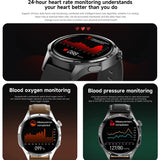 New Men'S Smart 5.0 Bluetooth Call Supports GPS Function NFC Watch Heart Rate Health Monitoring 1.53-Inch Smart Watch
