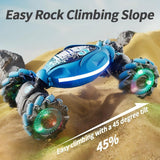 Gesture sensing remote control car, Twist four-wheel drive climbing stunt off-road rechargeable