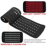 Infrared LED Red Light Heating Massage Belt Pad Lumbar Back Waist Massage For Back Knee Hands Feet Relief