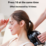 10 Head Massage Gun Deep Tissue, Electric Massager Tool for Legs, Arms, Waist, Back, Full Body Muscle Pain Relief
