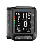 Sejoy Sphygmomanometer Digital Wrist Blood Pressure Monitor Heart Rate Pulse Meter