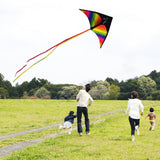 2x3m Tail Big Triangle Kite Easy To Fly Large Kite Toy with Wire Board Primary Stunt Kite
