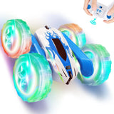 Remote Control Car Double Sided 360°Rotating RC Cars with Headlights Rechargeable Race Stunt Toy Car Christmas Birthday Gifts
